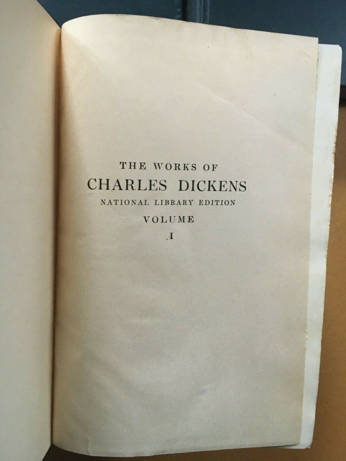 The Works of Charles Dickens, 9 vol, HC, National Library Edition, Illustrated