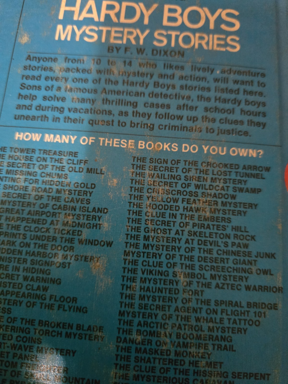 21 VTG Hardy Boys Books FW Dixon 1959-1977 #1-3,12,13,16,19,36,41,43-50,53-56