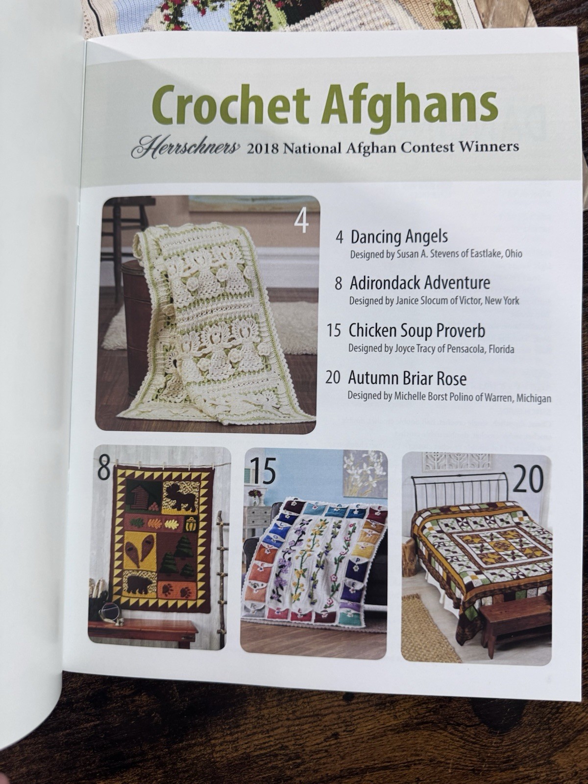 Herrschners Crochet Afghans Pattern Book Bundle Set of 4 Craft Hobby Book Lot