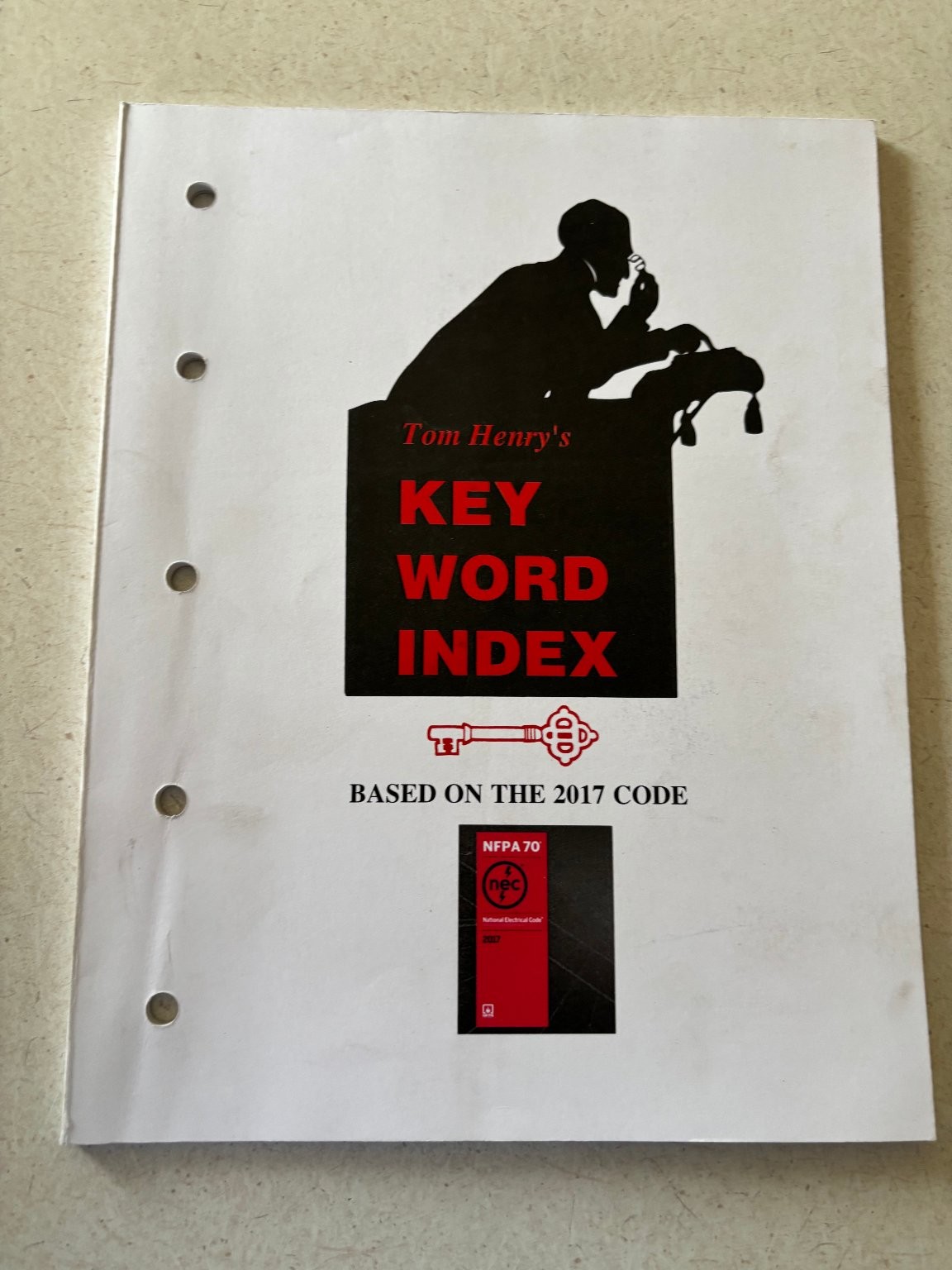 Tom Henry’s Key Word Index 2017 Nec Code 10th Printing Electrical Reference