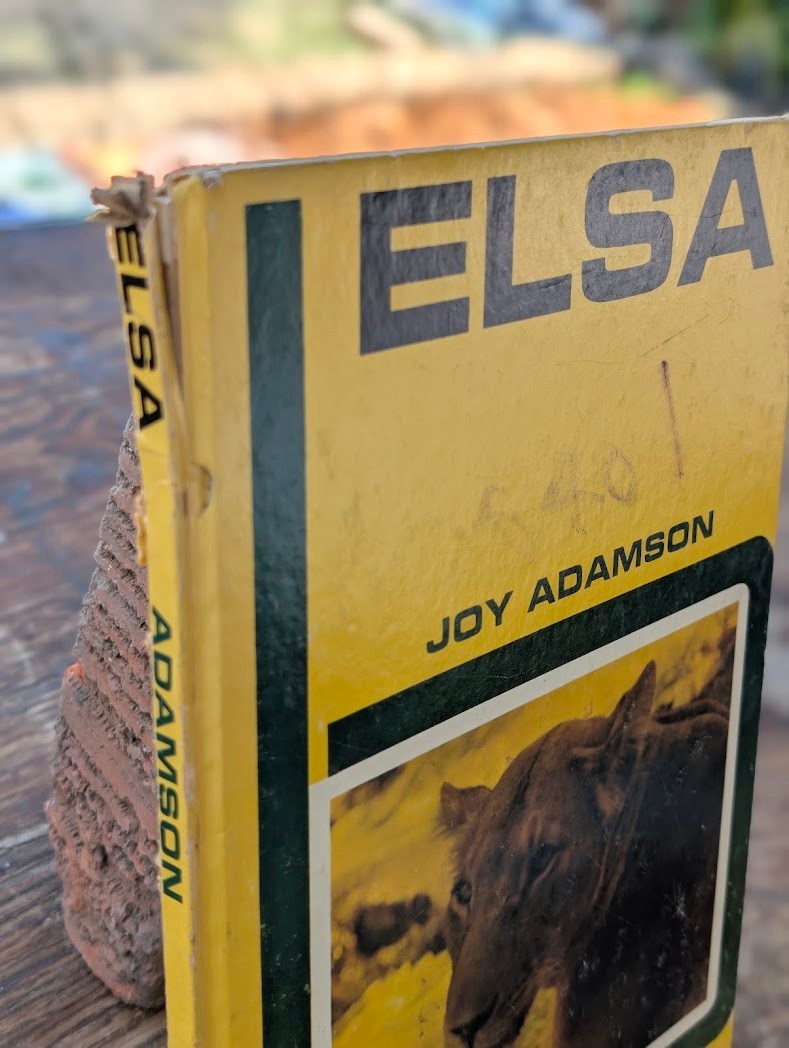 ELSA -Joy Adamson photo book, hardcover 1961
