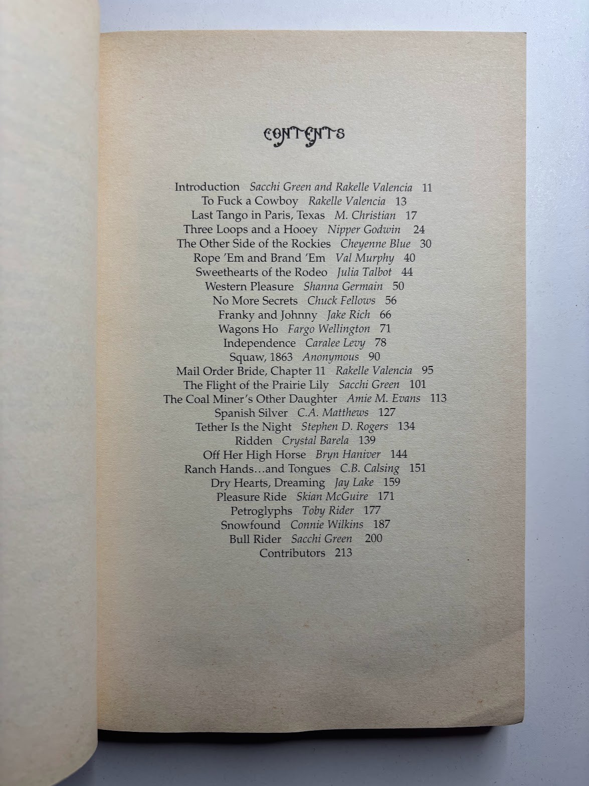 3 LGBTQIA+ books: lesbian erotic fiction (1990s-2000s), cowboy, biker