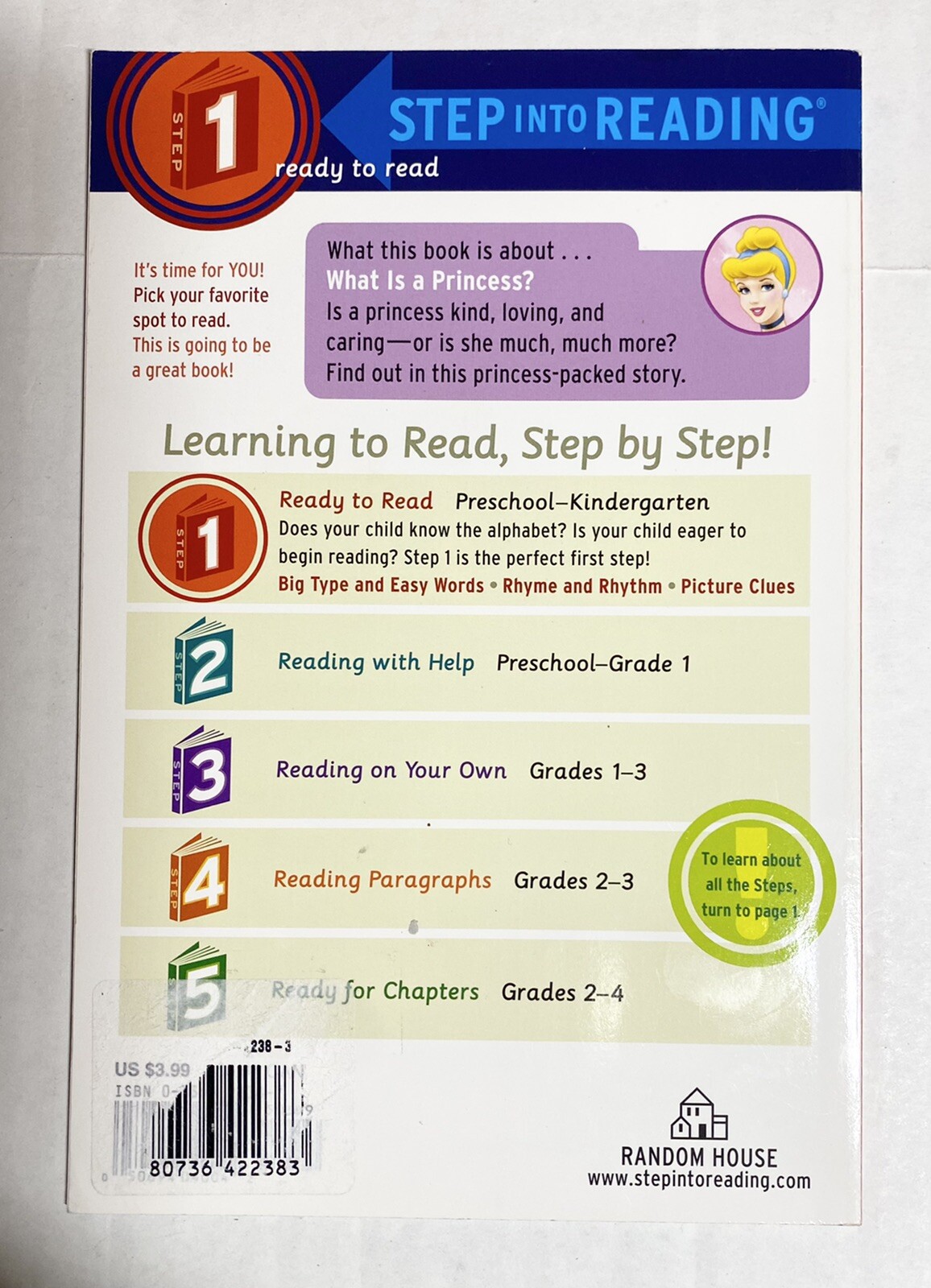 Step into Reading Ser.: What Is a Princess? by Jennifer Liberts Weinberg and