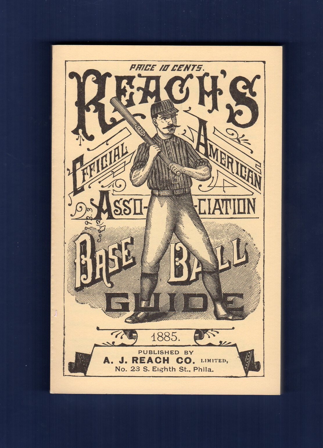 1885 REACH’S A.A. BASEBALL GUIDE ~ 1989 Horton P.C. | 164 pages ~Scarce REPRINT!