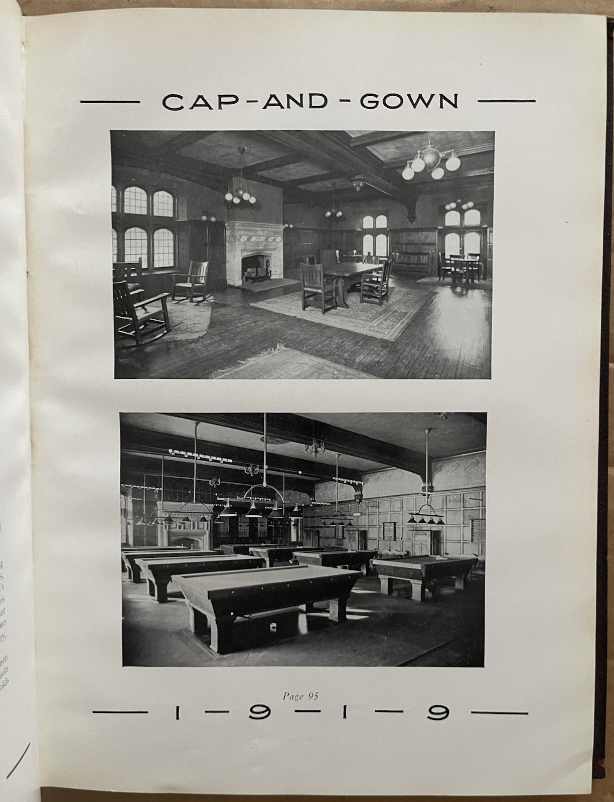 1919 UNIVERSITY OF CHICAGO COLLEGE YEARBOOK, THE CAP AND GOWN, CHICAGO, IL