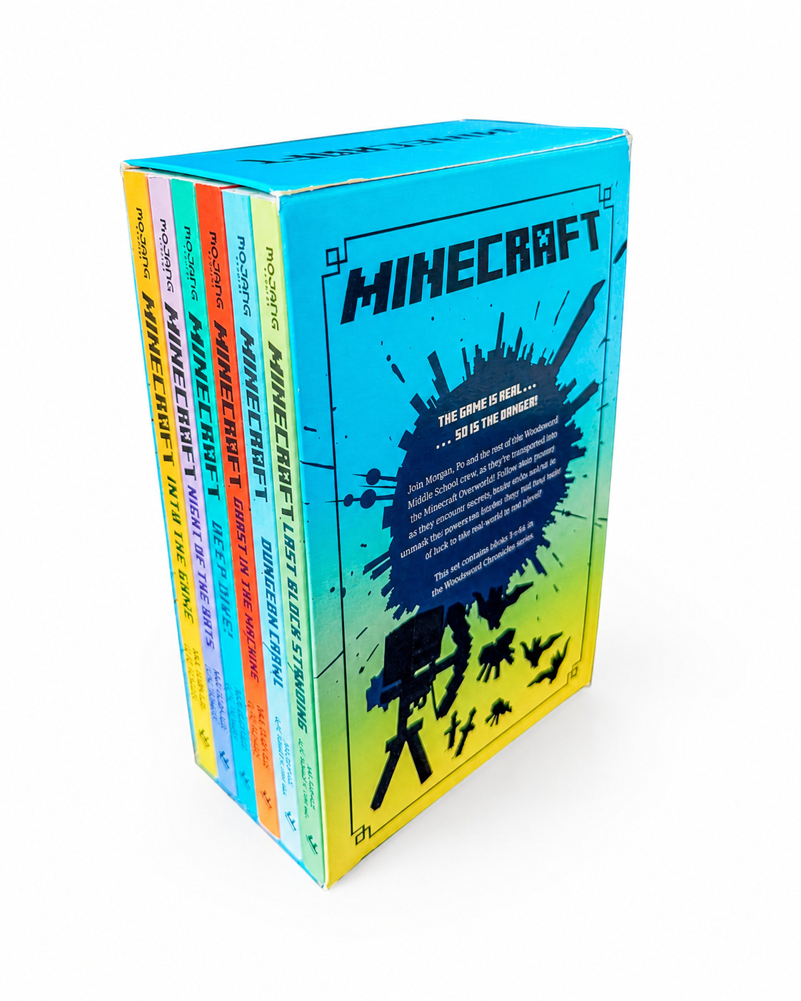 Minecraft The Woodsword Chronicles Collection Complete 6 Book Box Set Mojang