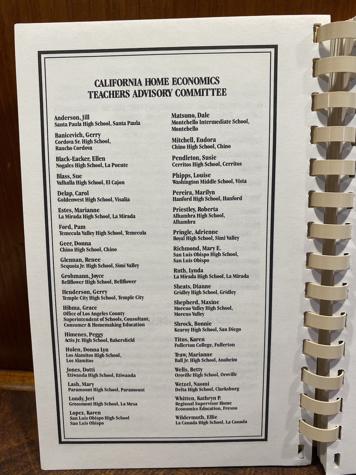Vintage Recipe book California BBQ’S and Picnics & Parties CA Home Ec Teachers