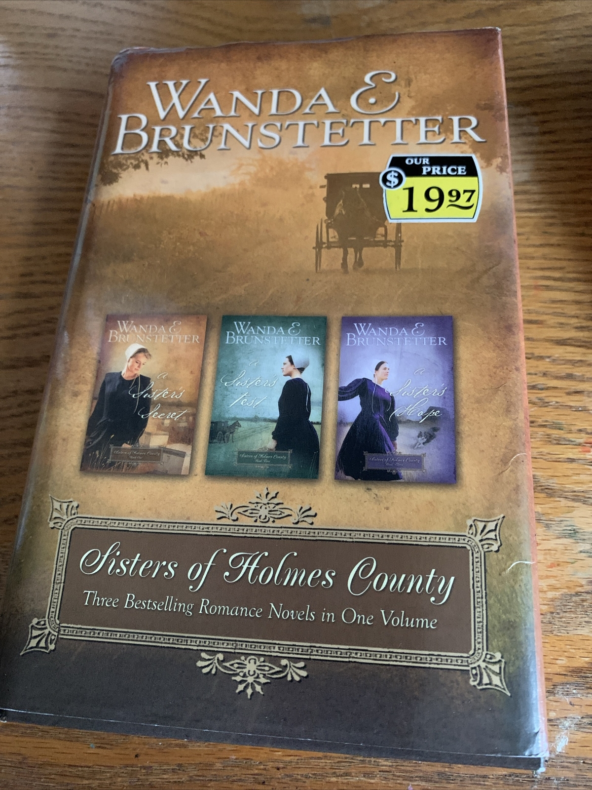 Wanda Brunstetter Lot Of 2-3 In 1 Vol-Sisters of Holmes Co & Half-Stitched Quilt
