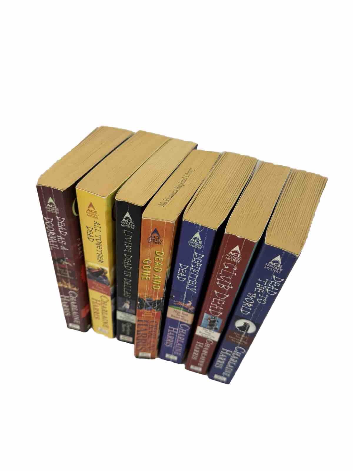Lot of 7 Charlaine Harris Sookie Stackhouse True Blood Series 2-7 & 9 P/B