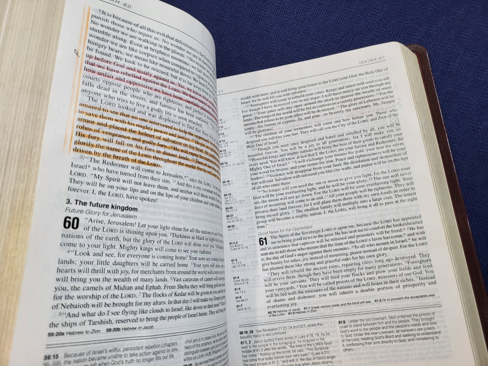 Holy Bible New Living Translation Tyndale Award NLT – Highlighted