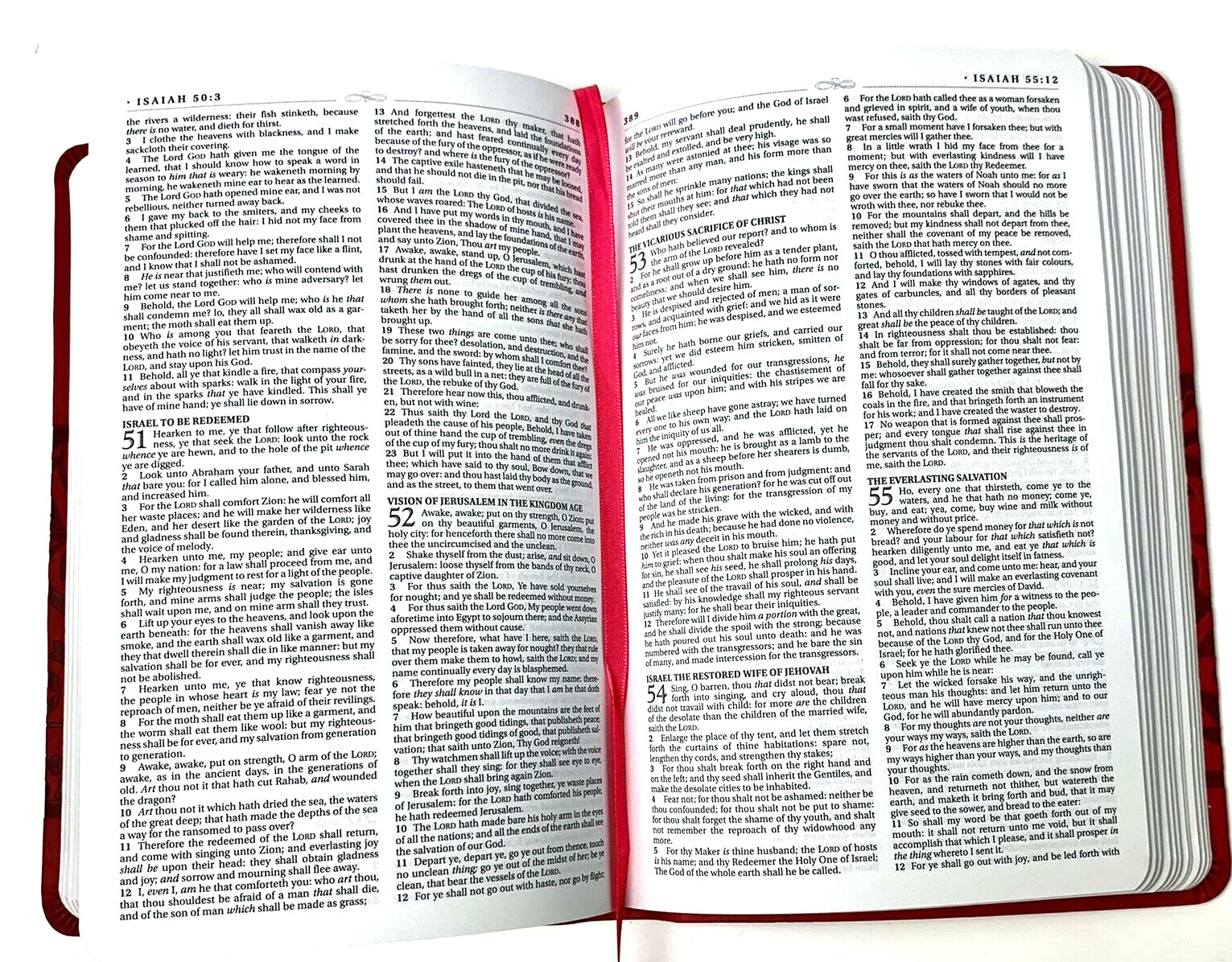 King James Version Holy Bible Imitation Leather Small Print in English