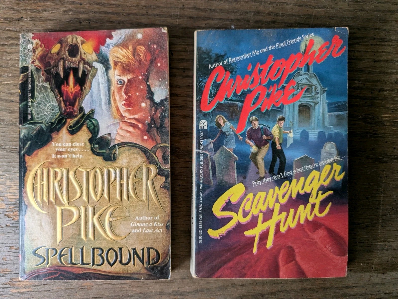 Lot 16 Christopher Pike YA Horror Book Archway Tor Paperbacks VTG 80s 90s