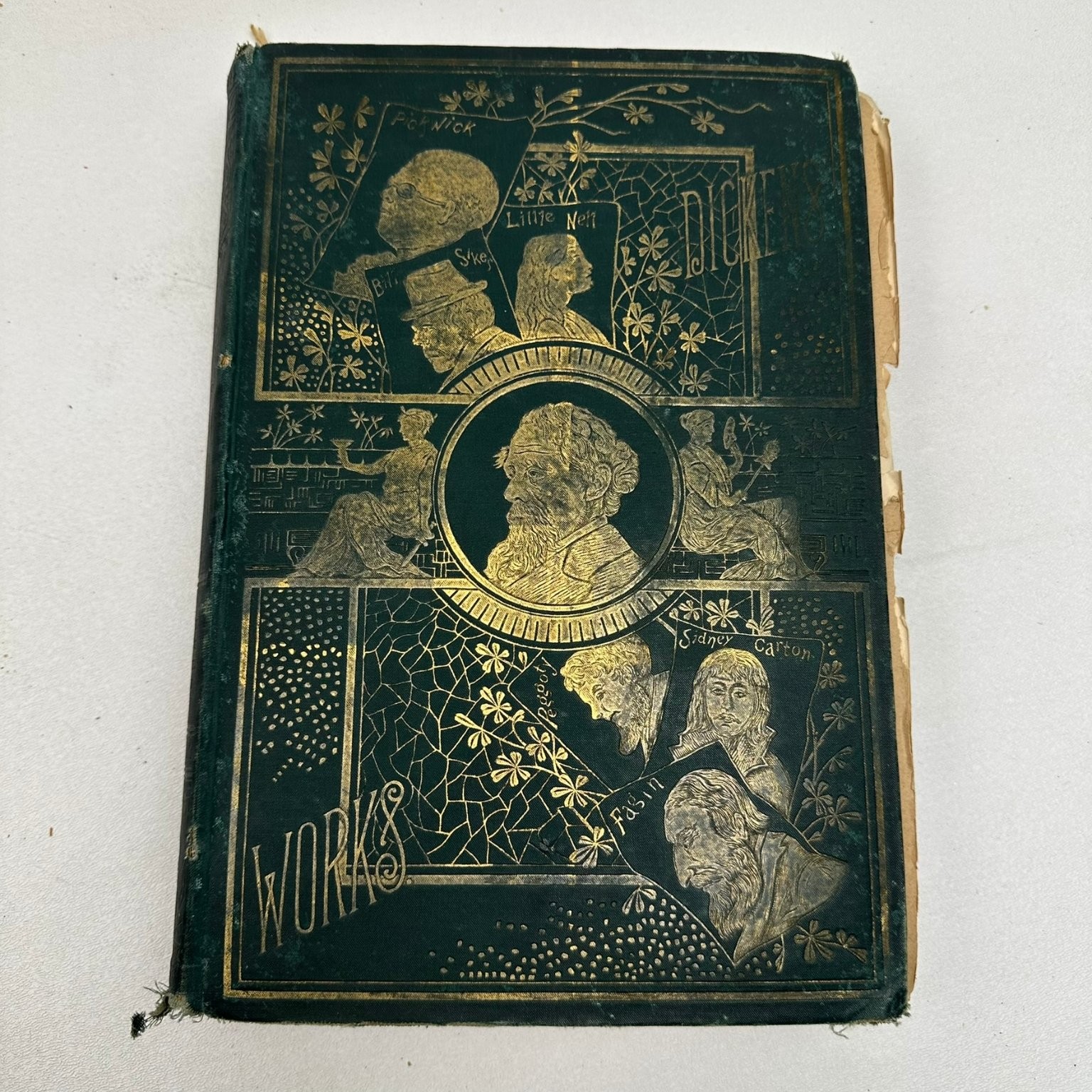 Works of Charles Dickens Vol 1-6 P. F. Collier Unabridged Illustrated Vintage