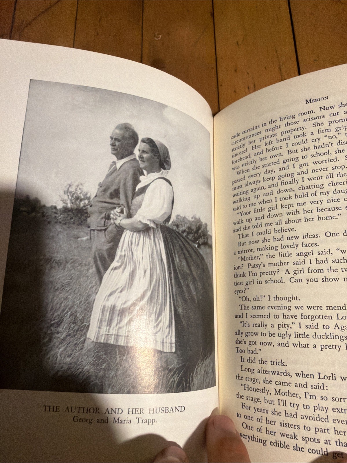 SIGNED Maria von Trapp THE STORY OF THE TRAPP FAMILY SINGERS HCDJ + Polaroid