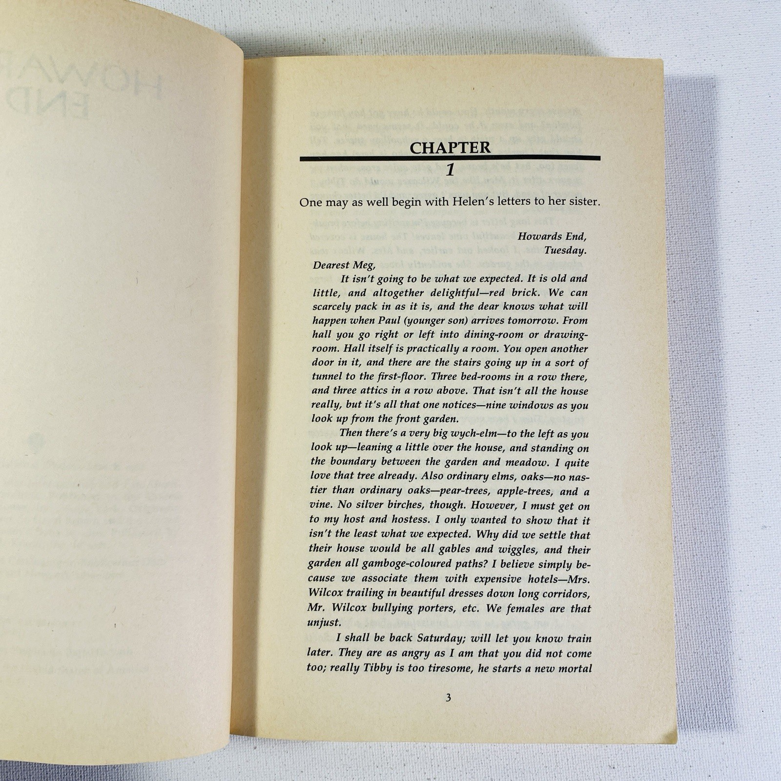 Howards End by E. M. Forster 1989, Trade Paperback