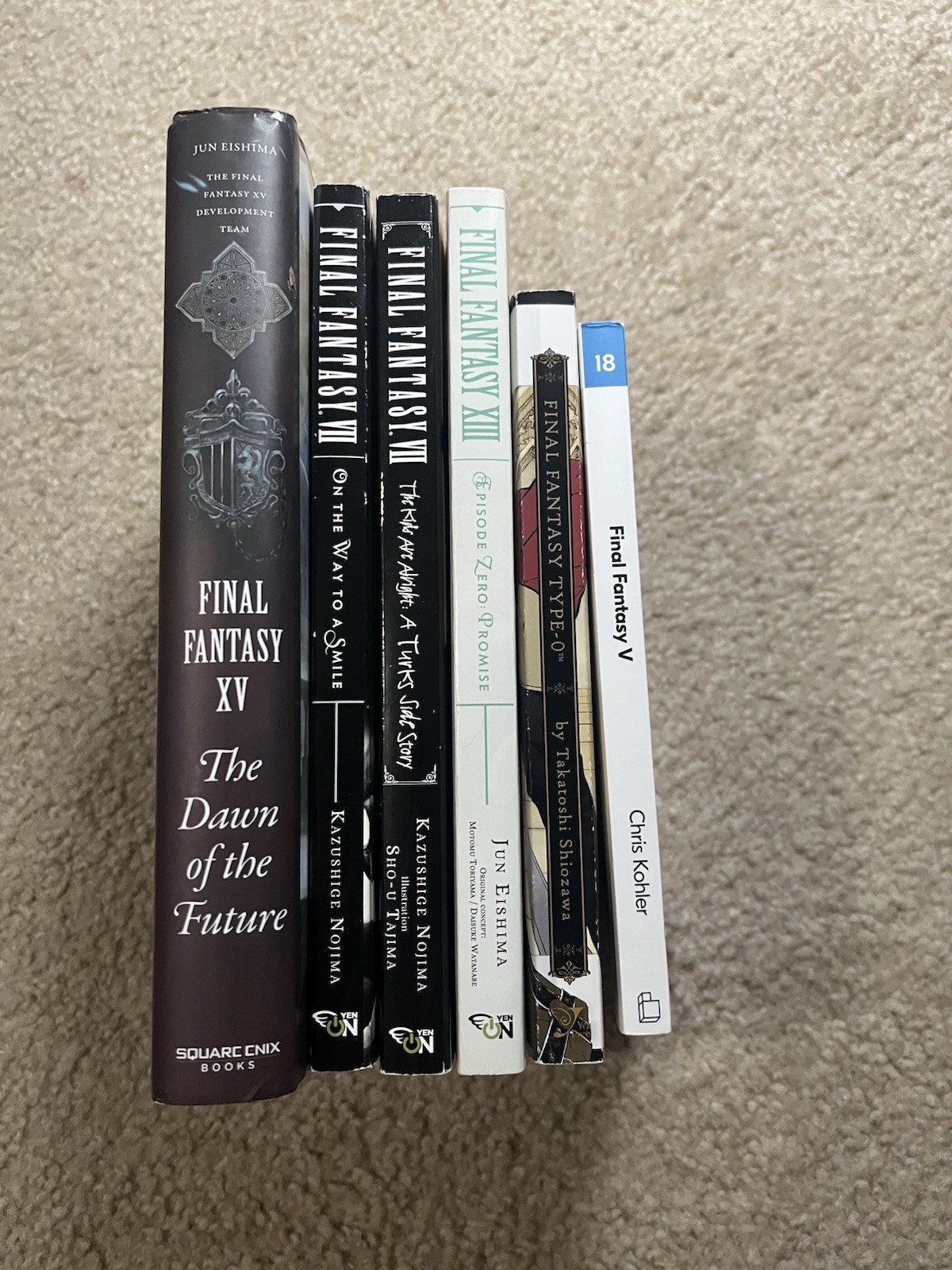 Square Enix Books Final Fantasy Collection Hardcover Fantasy Novel Video Games