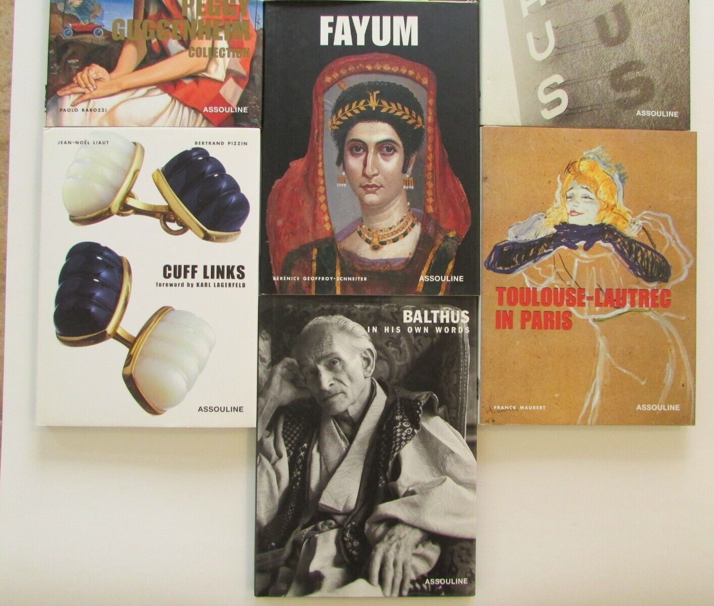 ASSOULINE Art & Fashion Assortment Small Hardbacks Balthus- Bauhaus Set 7