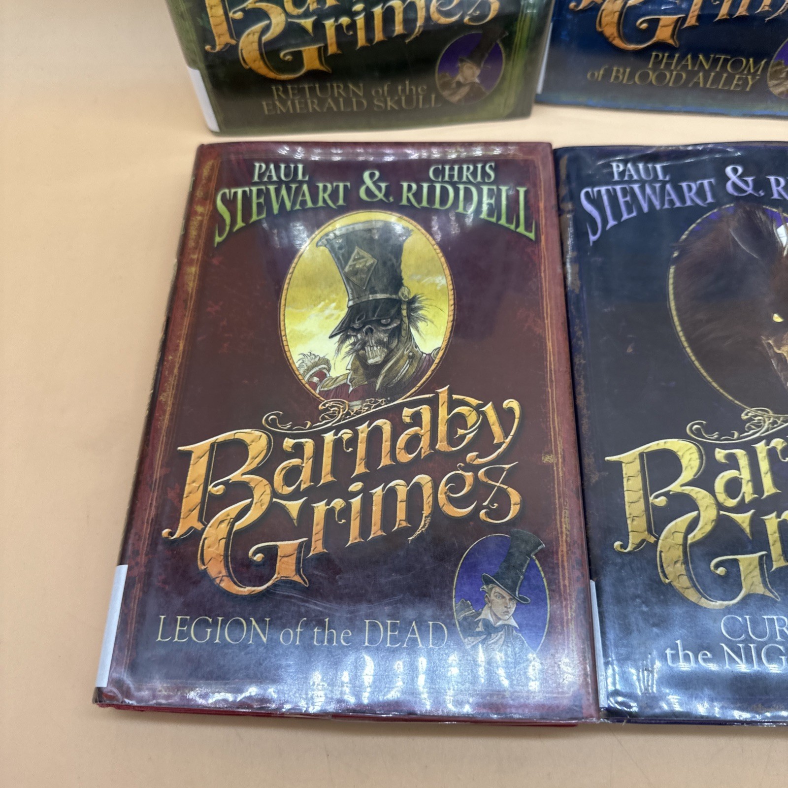 Barnaby Grimes Complete Series Paul Stewart Chris Riddell HC Illustrated 4 Books