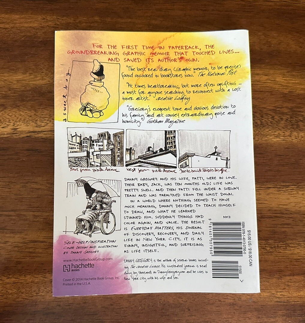 Everyday Matters by Danny Gregory (2007, Graphic Novel, TPB)