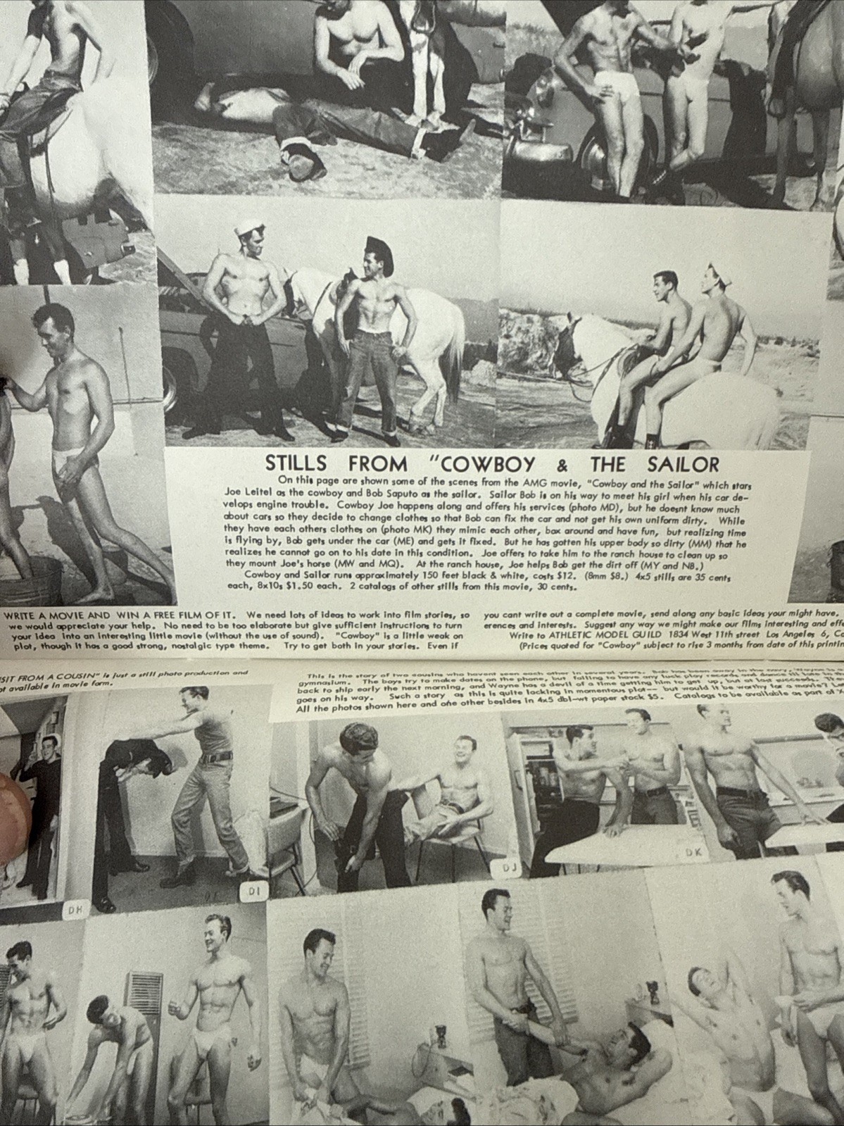 Physique Pictorial Volume 8 # 1, 2, 3 and 4 – Spring, Summer, Fall & Winter 1958