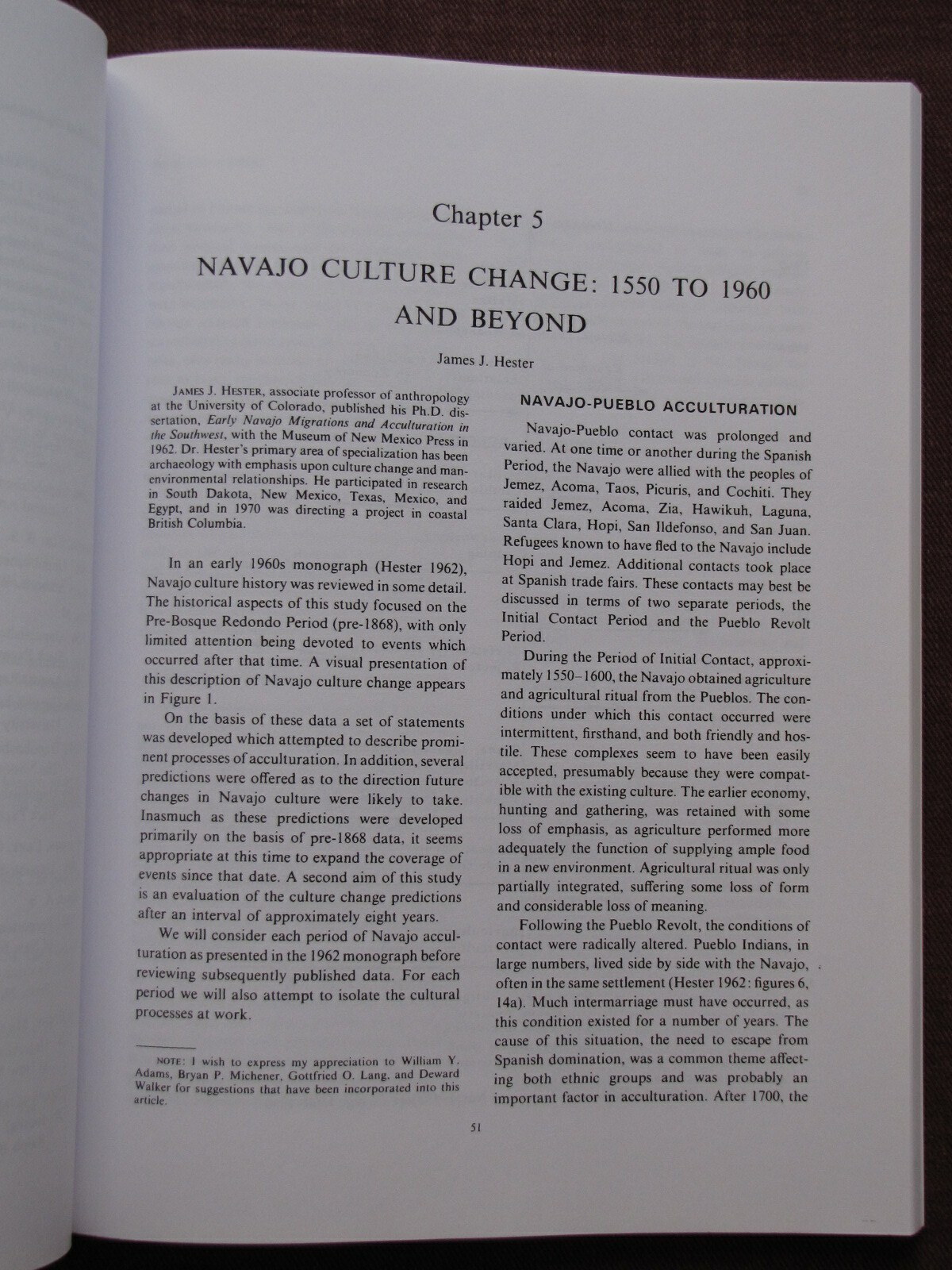 Apachean Culture History and Ethnology – by Keith H. Basso & Morris Opler – 2003