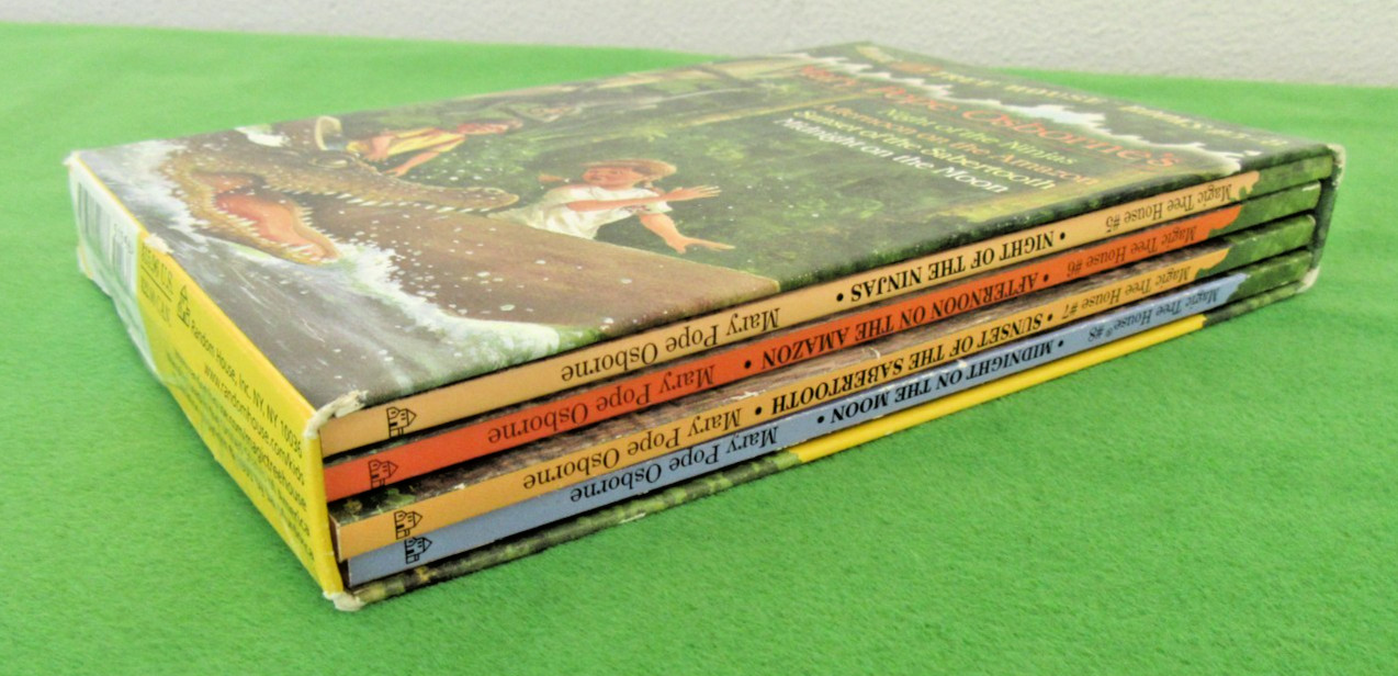 MAGIC TREE HOUSE BOX SET BOOKS #5-8 BY MARY POPE OSBORNE – TRADE PB; 2002