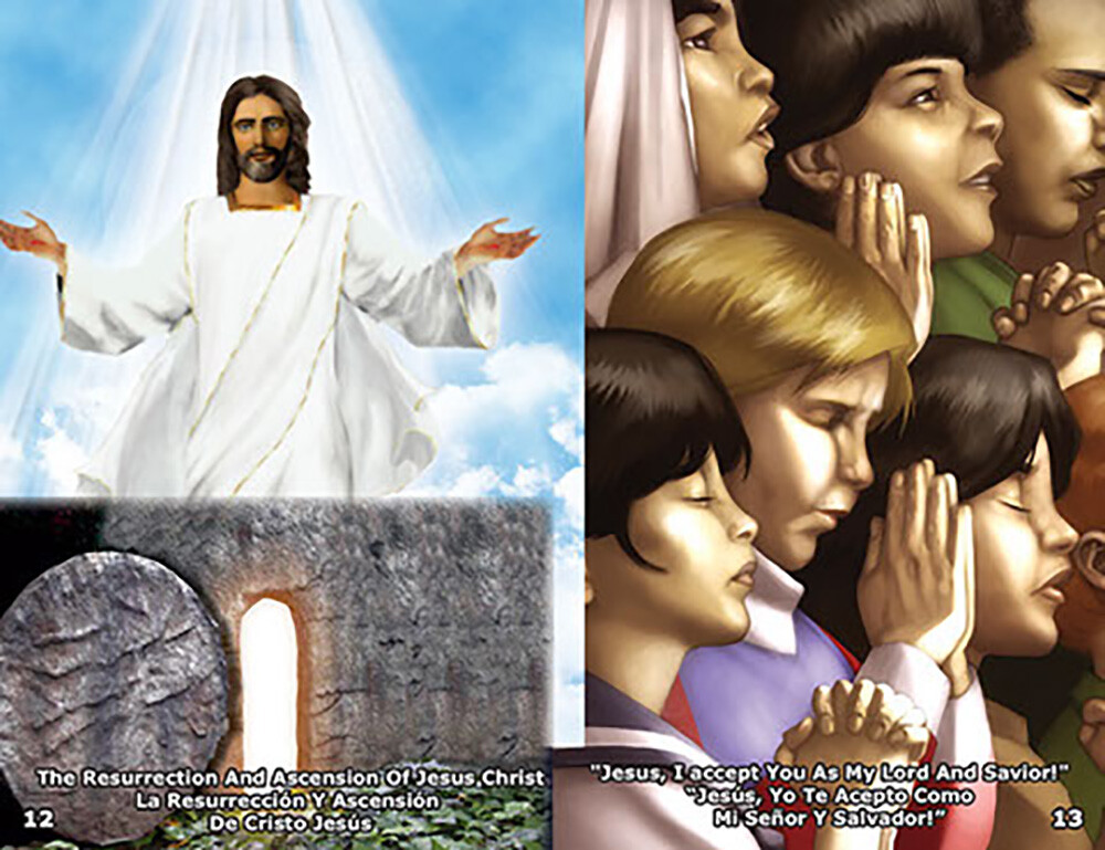 KID’S (Children) Bible Gospel Tracts in English & Spanish, 40 Pack, 20 Pages ea.