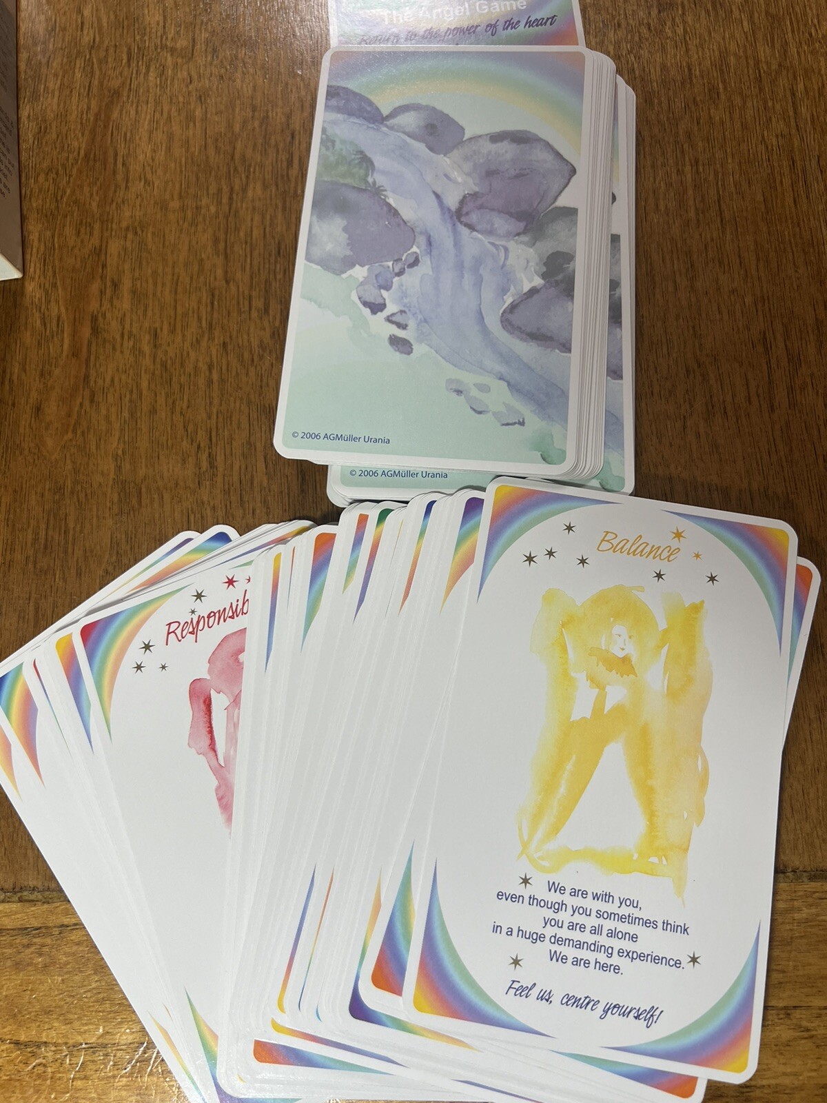 Aah Seh Nai Angel Game 99 Cards & booklet Esther Shireiva Happle-Winzeler