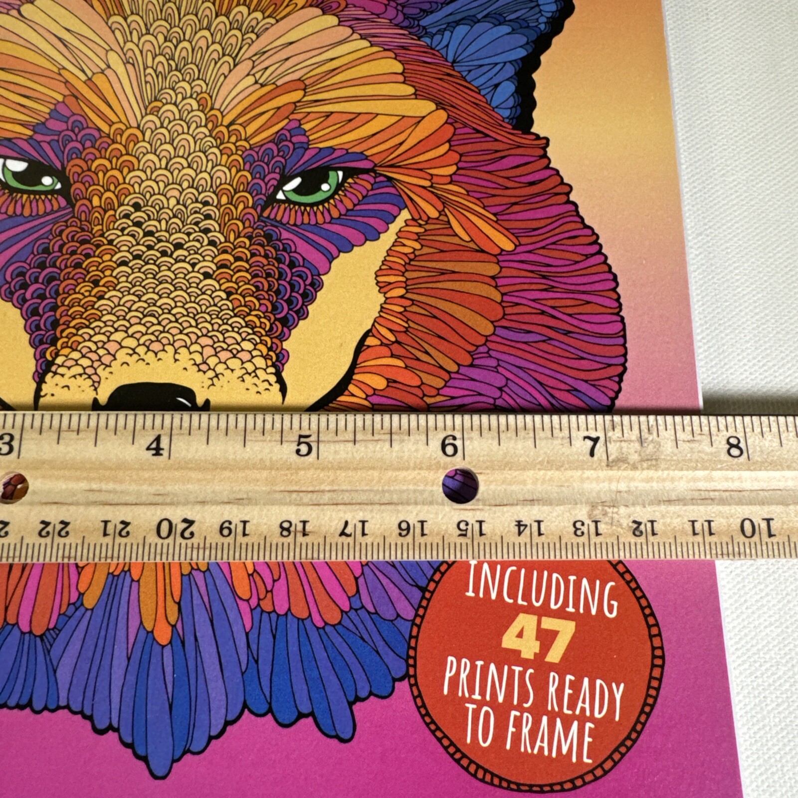 Kaleidoscope Coloring Book NEW Majestic Creatures 47 Prints Vol 25
