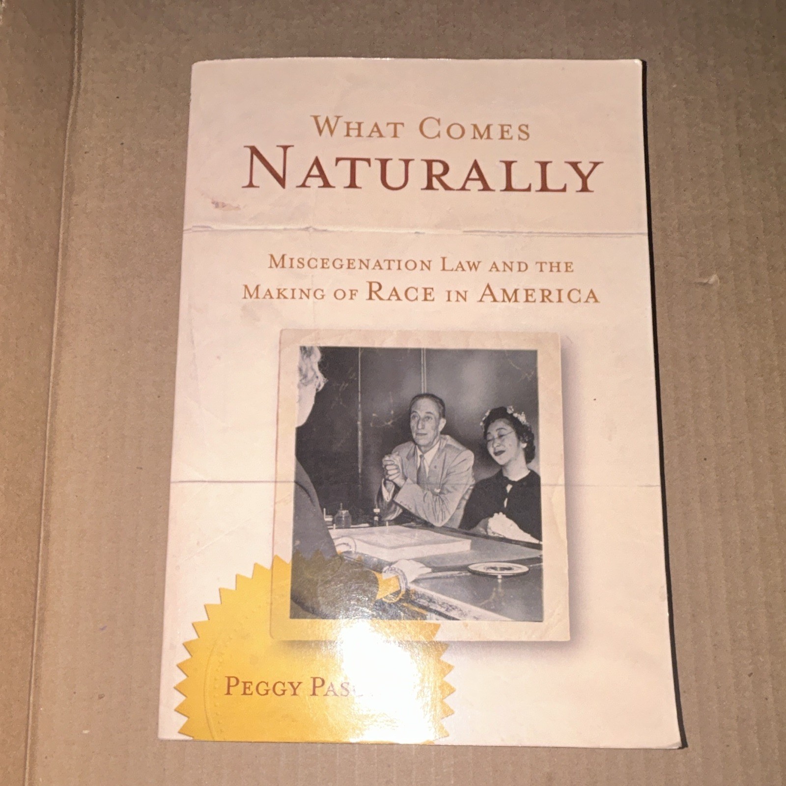 Oxford Univ Press What Comes Naturally Peggy Pascoe PB Miscegenation Law