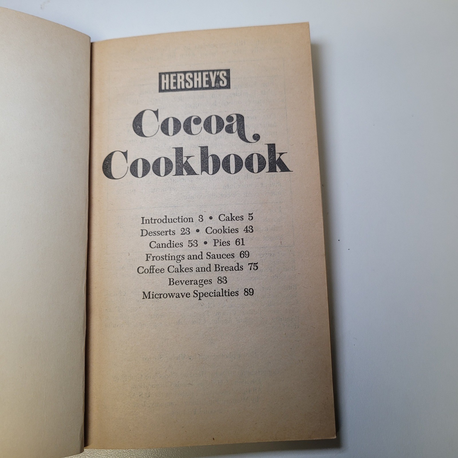 Hersheys Cocoa Cookbook Vintage 1979 Chocolate Baking Recipes