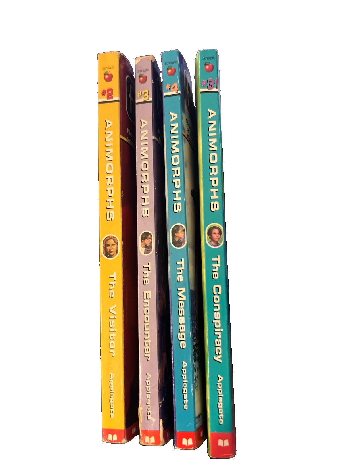 Animorphs: Volumes #2, #3, #4, #31 Books by K.A. Applegate Lot of 4 (Vintage)