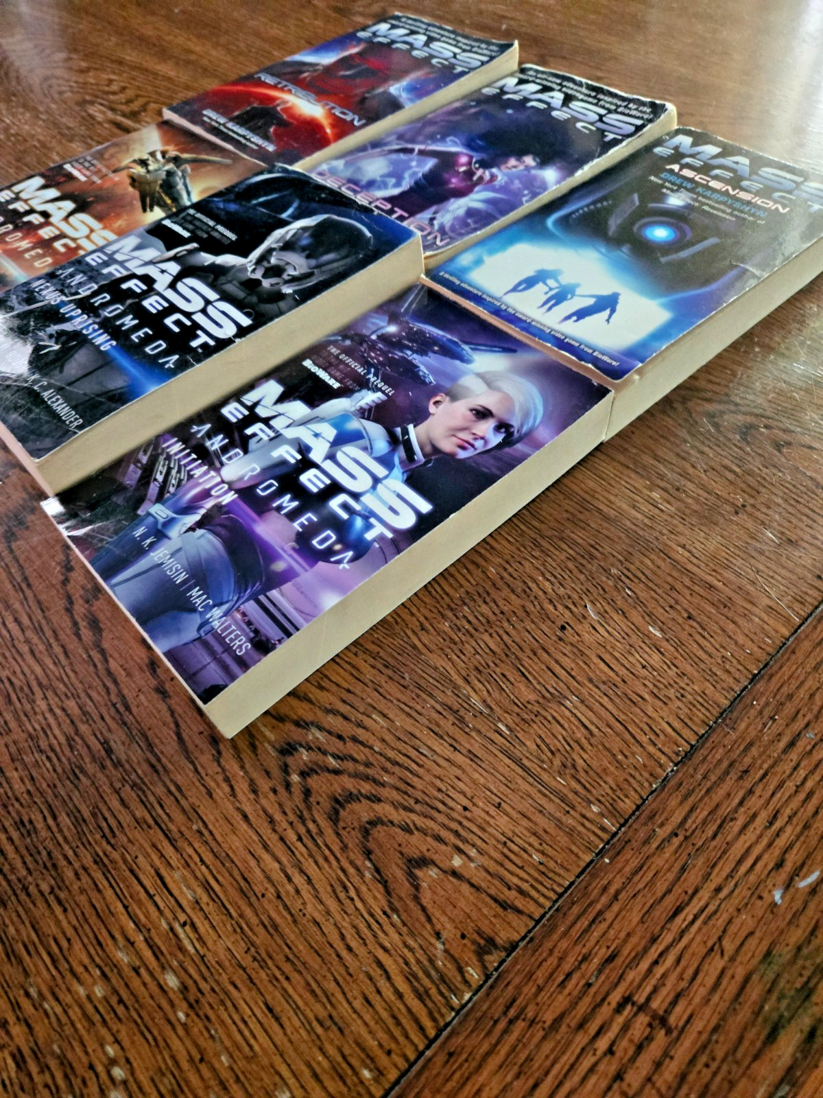 Mass Effect 6 Book Lot – Paperbacks, Andromeda and Milky Way