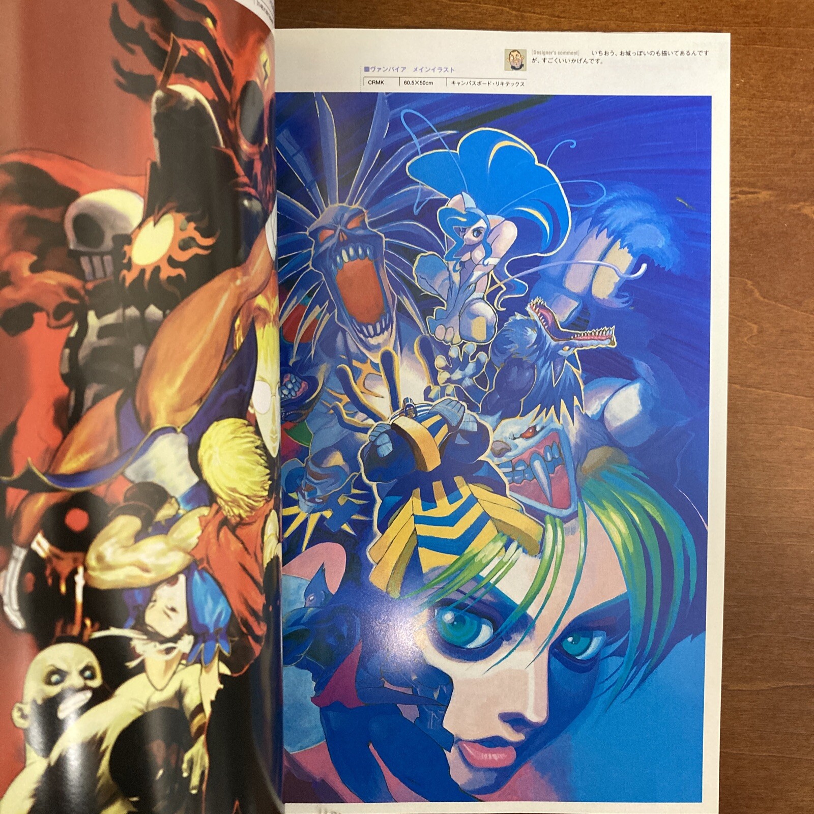 CAPCOM design WORKS Art Book Illustration