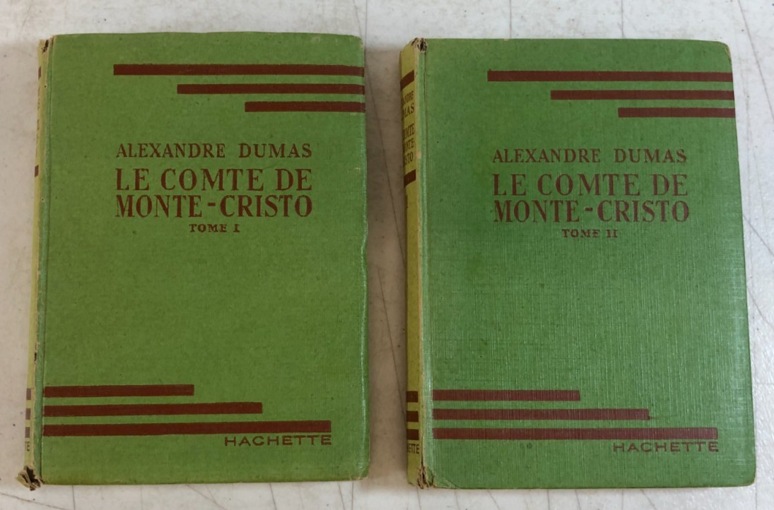 Le Comte de Monte-Cristo, 2 volumes, Dumas, 1938, E-120