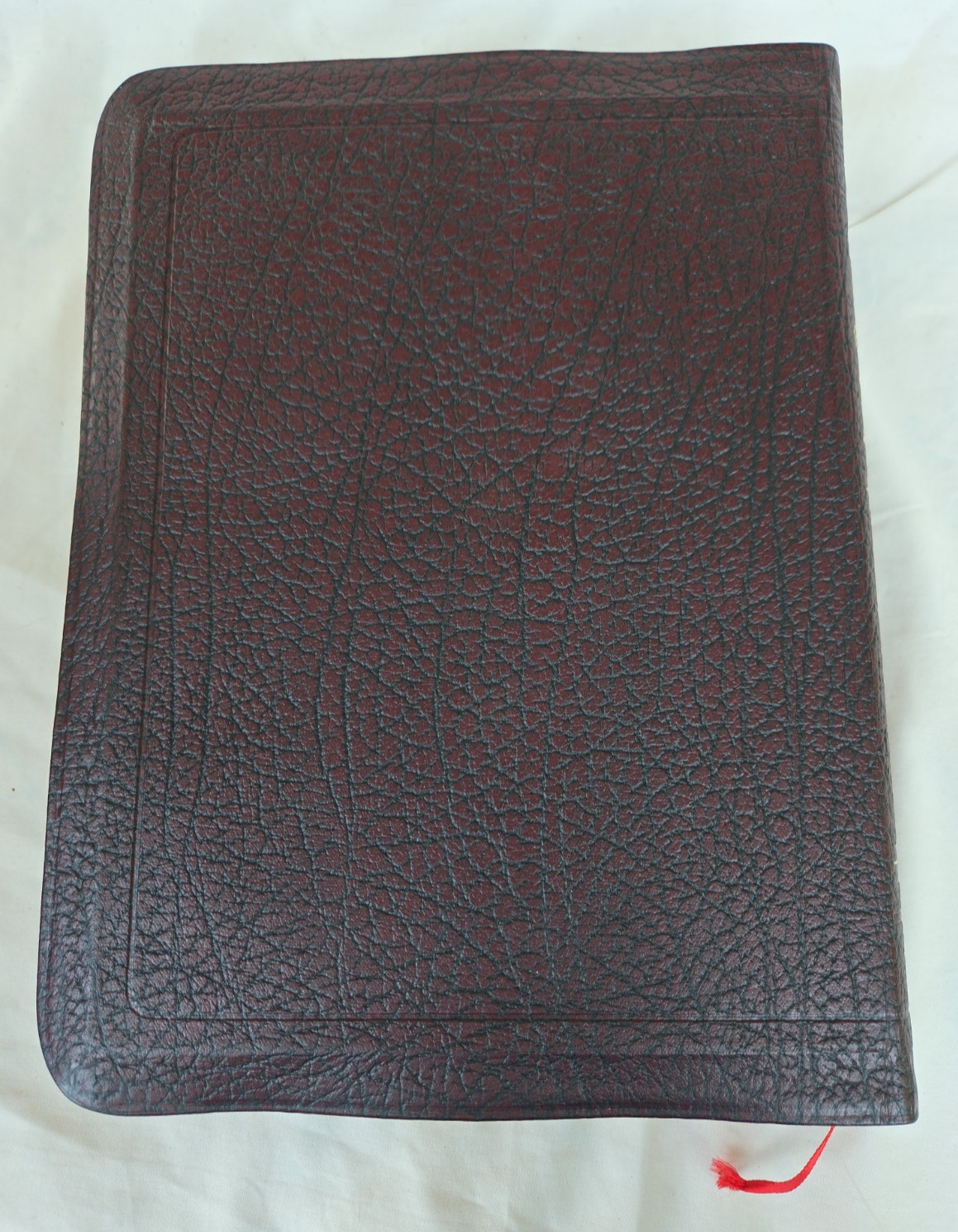 HOLY BIBLE Good Leader Authorized KJV 1952 Red Letter Leather Bound Gold Gilded