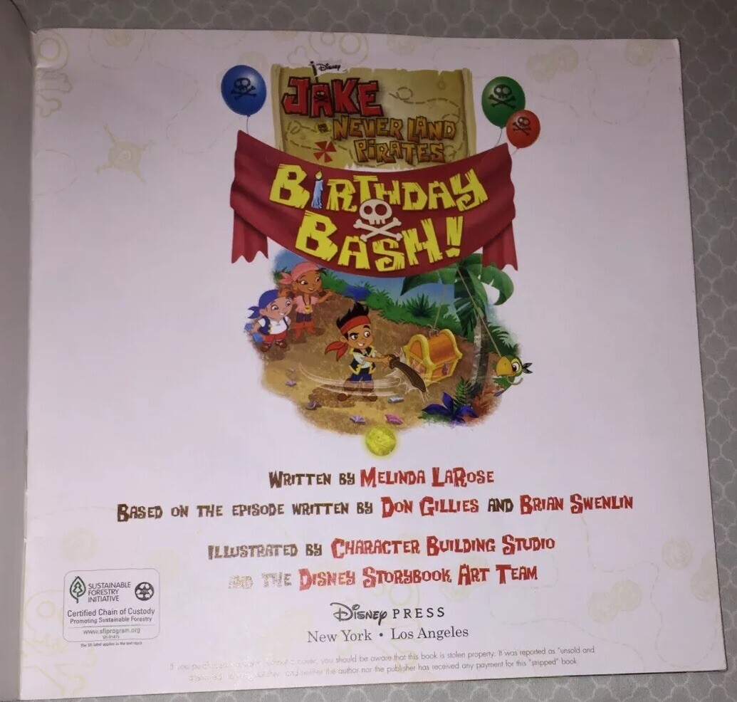 Birthday Bash! by Disney Book Group Staff and Melinda LaRose (2014, Paperback)