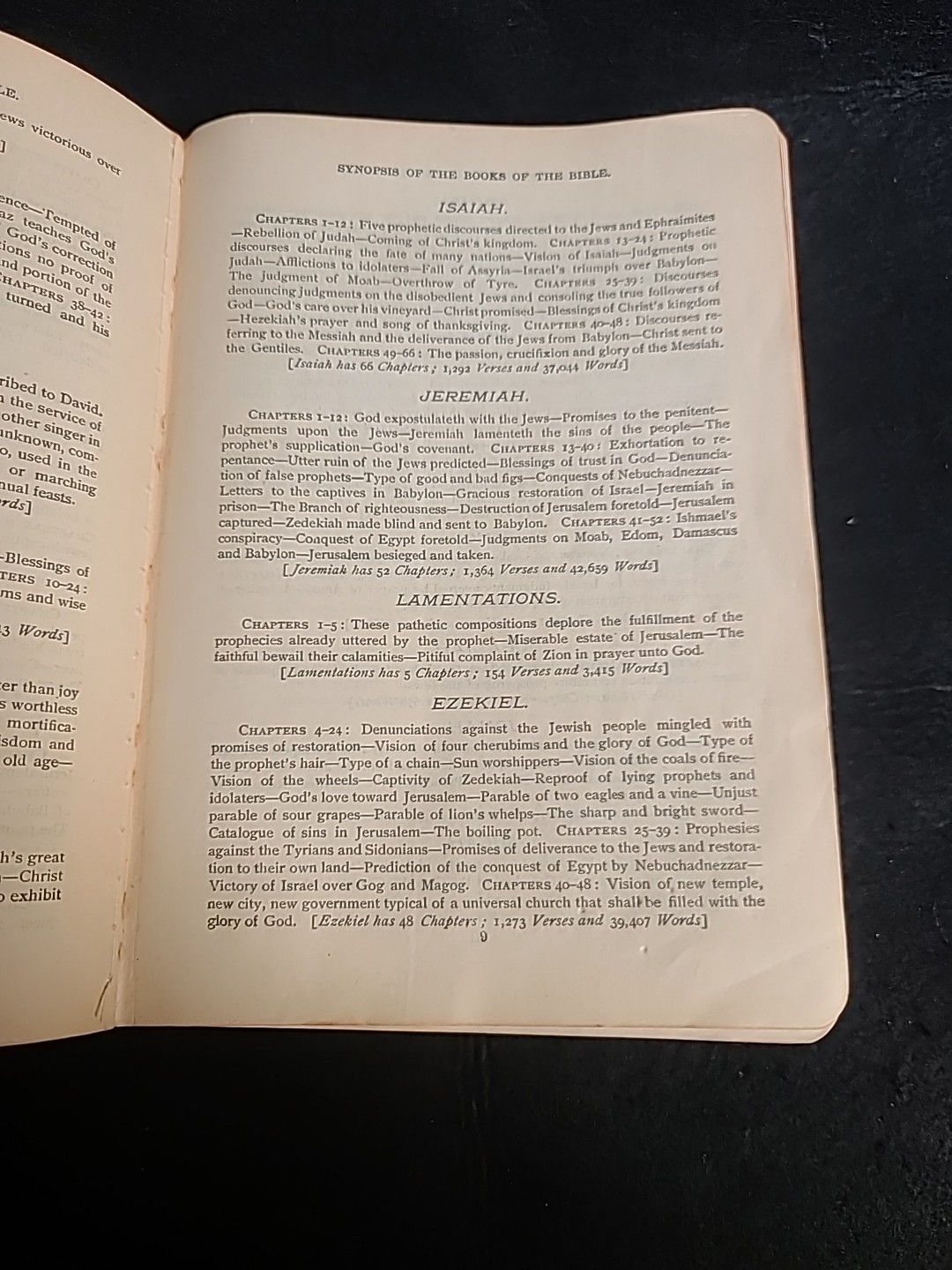 Holy Bible Red Letter Edition KJV National Bible Press Pocket Tabbed VTG