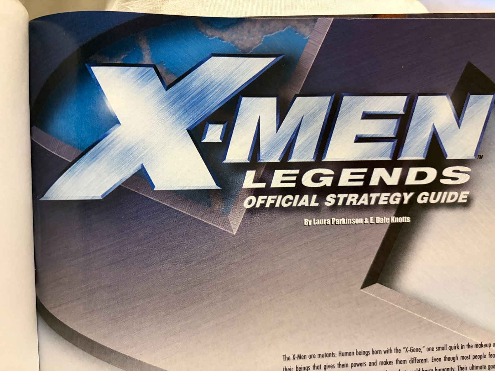 X-Men Legends Official Strategy Guide Book Bradygames Secrets Activision