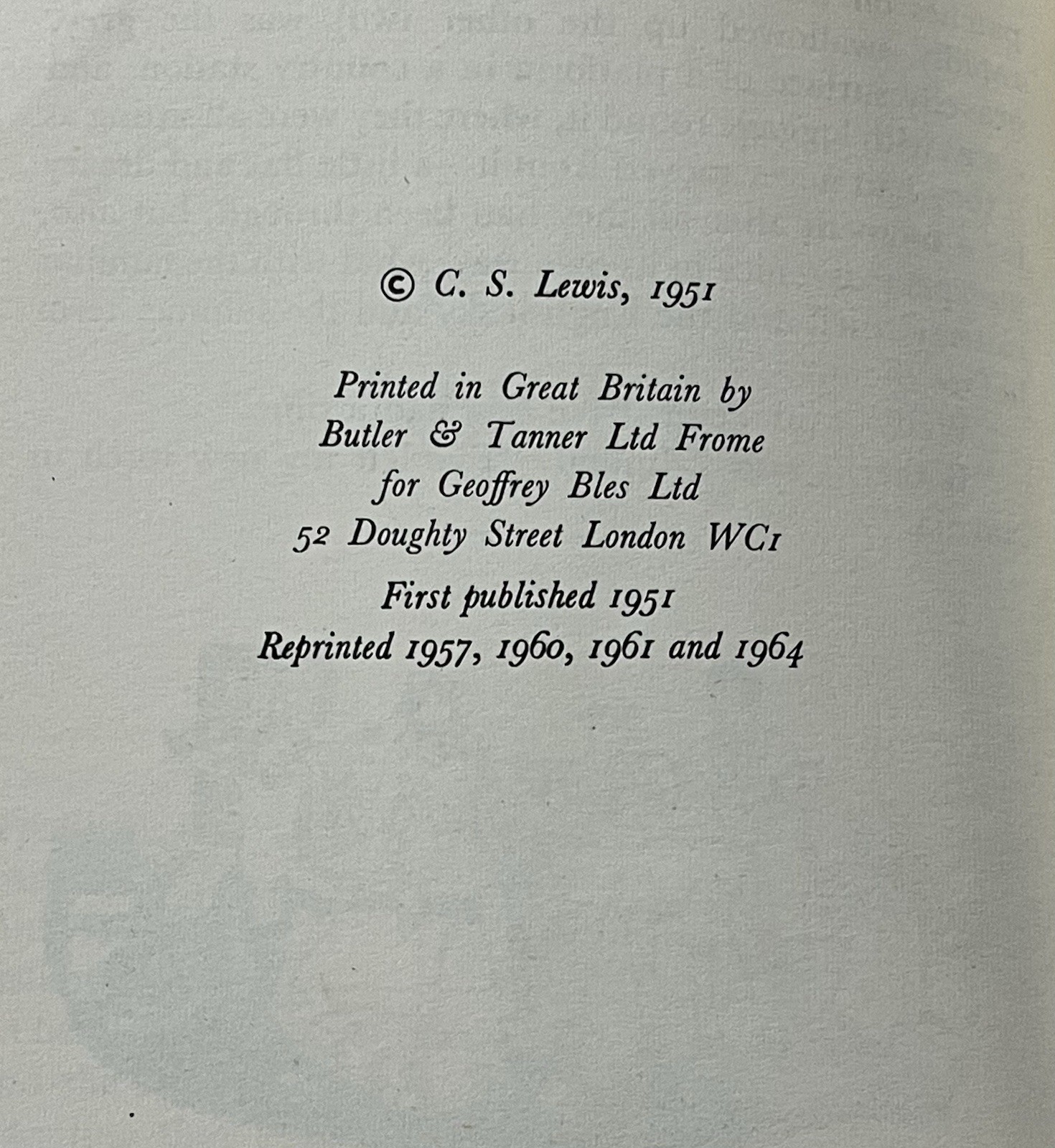 PRINCE CASPIAN : The Return to Narnia : C. S. Lewis : Pauline Baynes : vtg hbdj
