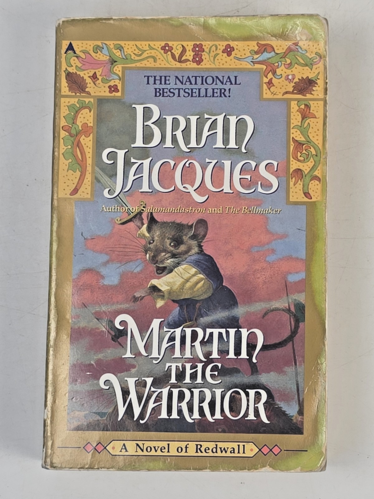 Lot of 9 Redwall Series Paperback Books 1-7, 9 & 12 ~ by: Brian Jacques ~ YA