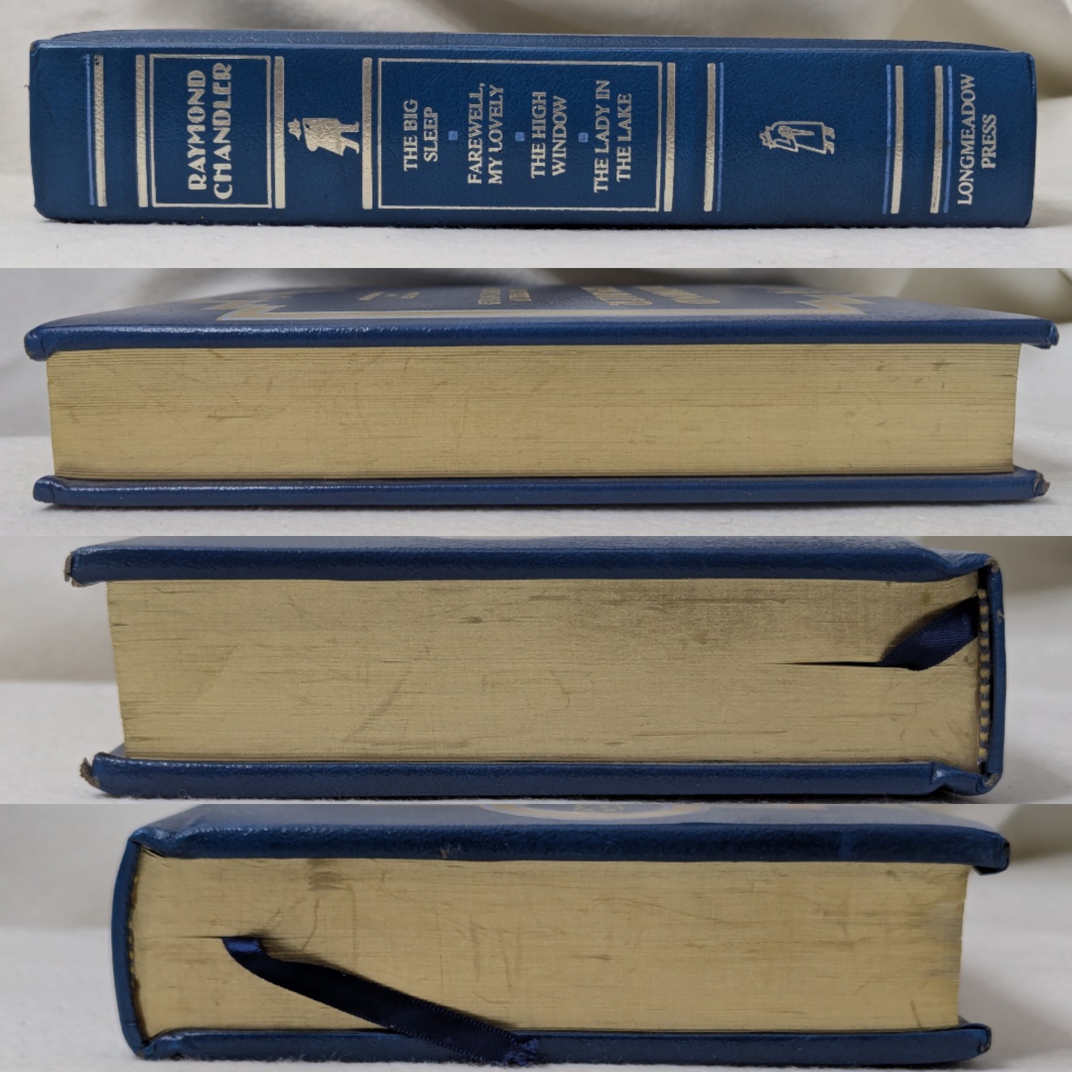 Four Complete Philip Marlowe Novels by Raymond Chandler Leather Bound