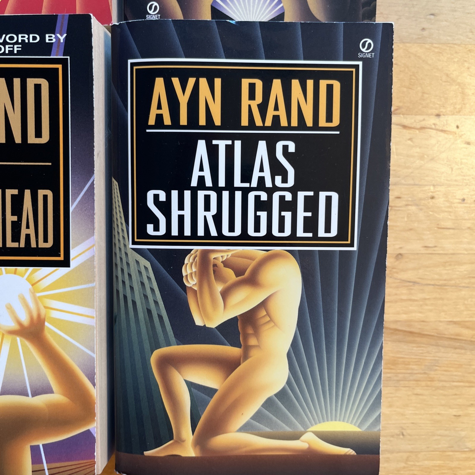 Ayn Rand Lot Of 6 Atlas Shrugged The FountainHead Philosophy Capitalism Signet