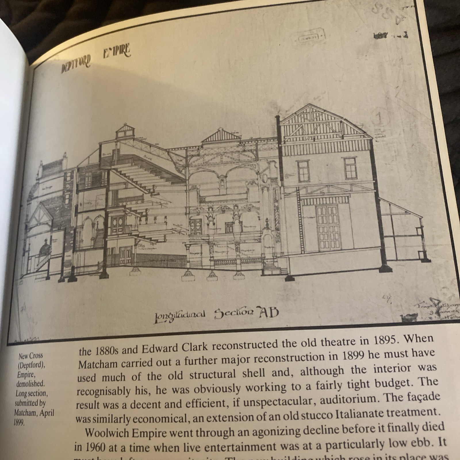 Frank Matcham: Theatre Architect Ed. By Brian Walker (1980) Architects Library