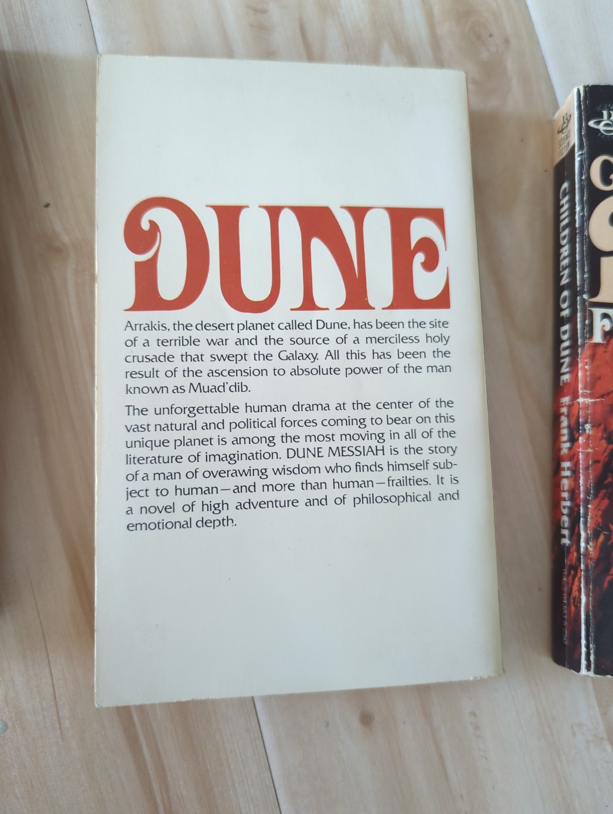 Frank Herbert Lot Dune Trilogy Set 1977 Vintage Science Fiction Paperback