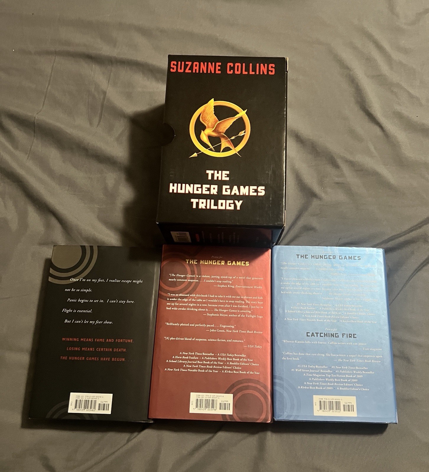 The Hunger Games Trilogy Boxed Set Set by Suzanne Collins GUC