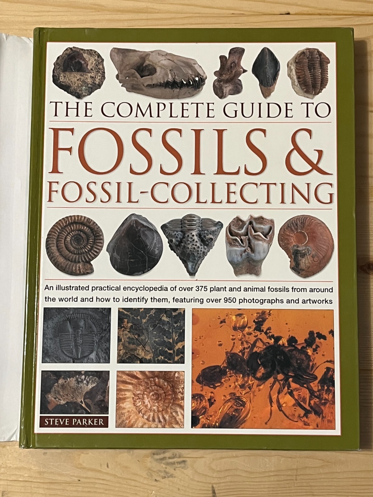 The Complete Guide to Fossils & Fossil-Collecting – Steve Parker, Hardcover DJ