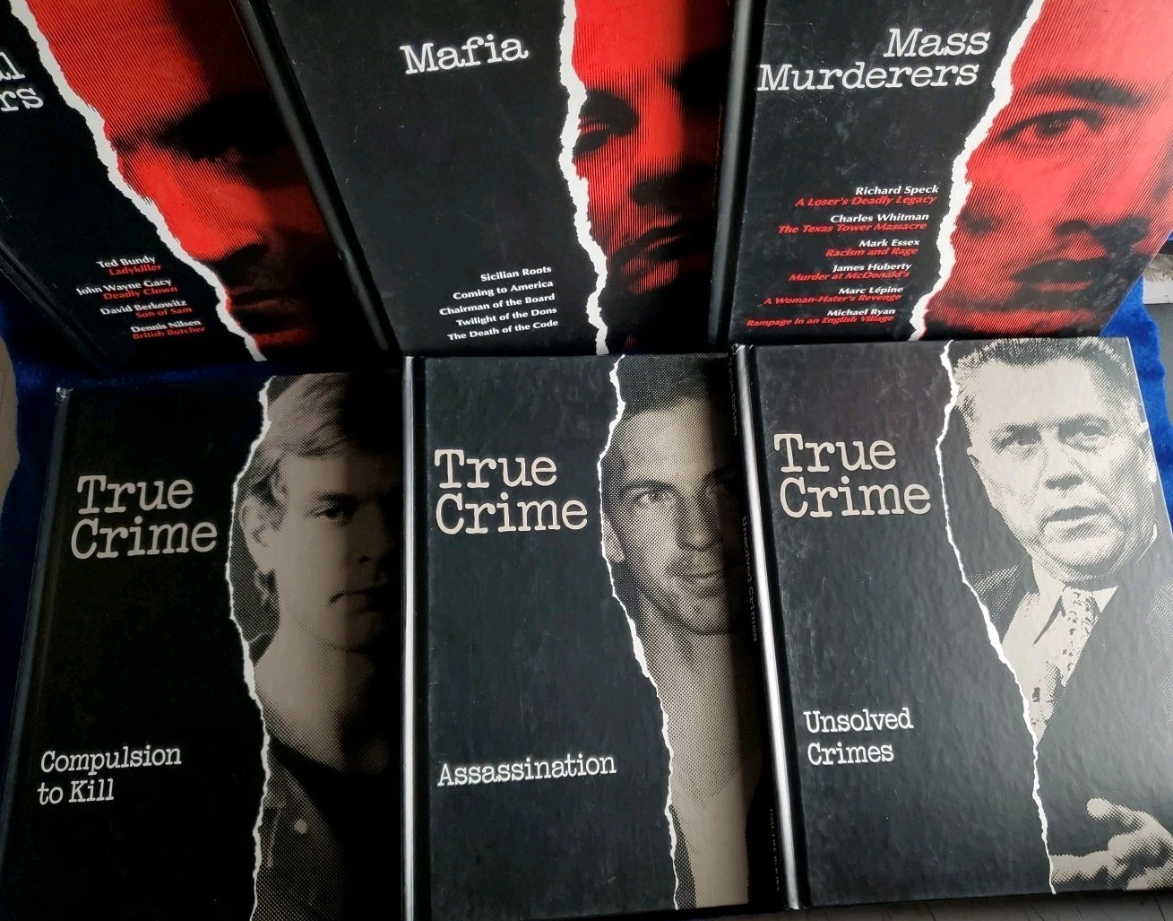 True Crime Time Life Books Lot of 8 Hardcover Serial Killers Mafia Murder