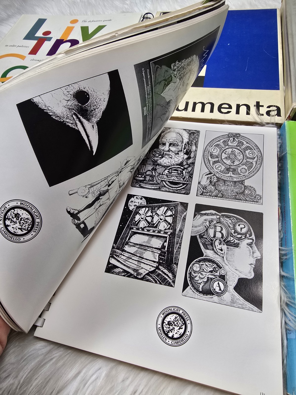 6 Vintage Art Design Color Graphic Print Packaging Books How To Bundle Lot B9