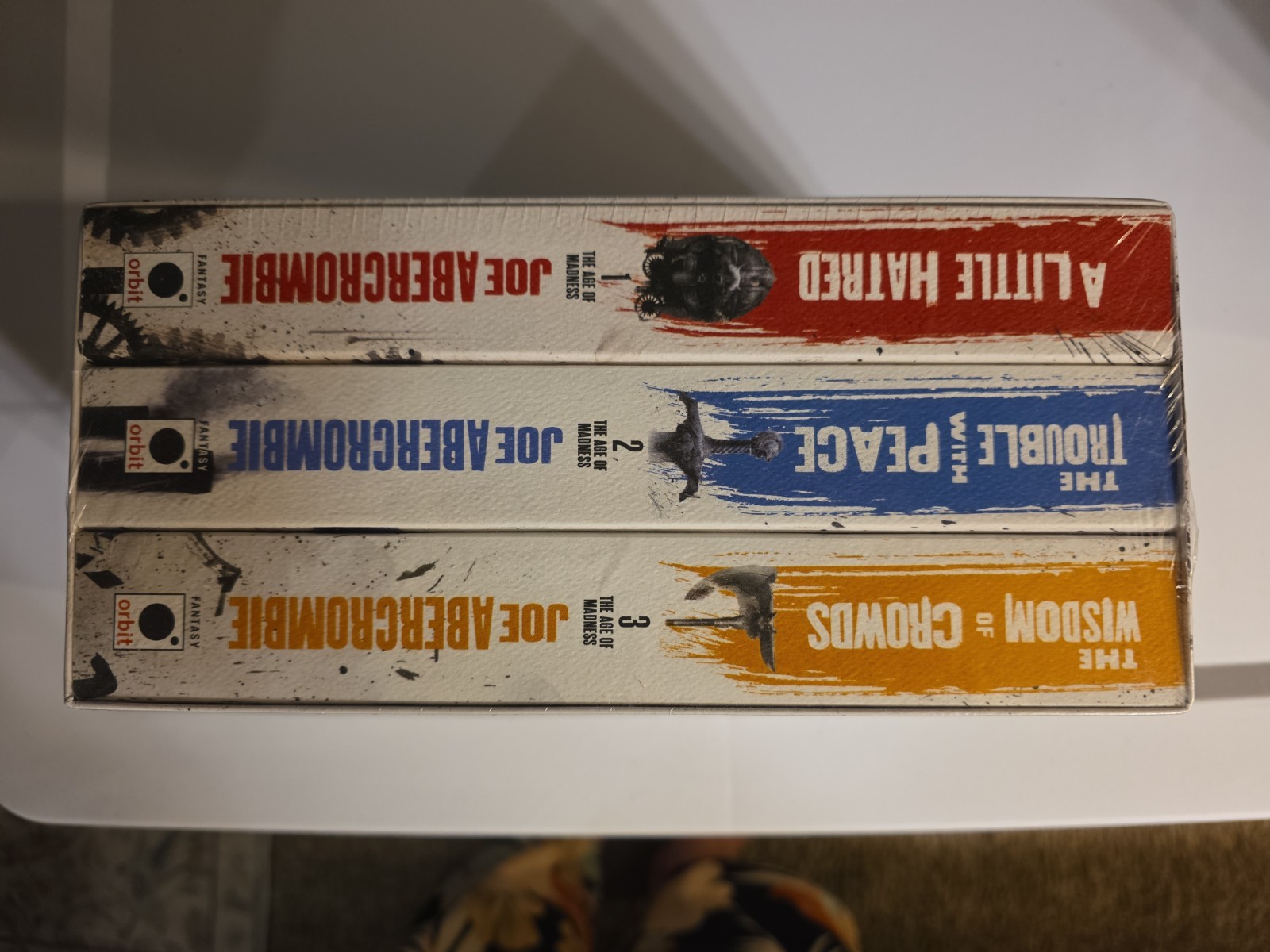 Joe Abercombie Age Of Madness Trilogy Box Set – New – Unopened In Shrinkwrap